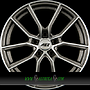 AEZ RAISE 8x19 5x112 ET45.00 gunmetal polished