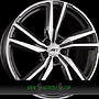 AEZ NORTH 8,5x19 5x108 ET45.00 dark - gunmetal frontpoliert