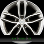 BBS SX 8x18 5x120 ET30.00 platinum silber diamantgedreht