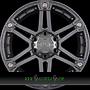  R01 9x18 6x139,7 ET25.00 matte gunmetal + black inserts