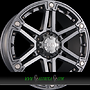  R01 9x18 6x139,7 ET25.00 matte gunmetal + black inserts
