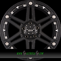  R01 9x18 5x139,7 ET10.00 matte black + chrome inserts