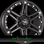  R01 9x18 5x139,7 ET10.00 matte black + chrome inserts