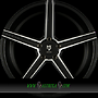 DESIGN KV1 9,5x19 5x112 ET45.00 schwarz matt poliert