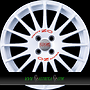 OZ SUPERTURISMO WRC 6,5x15 4x100 ET37.00 race white + red lettering