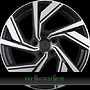 AVUS AC-521 8x20 5x112 ET44.00 black polished