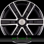 DEZENT TJ 8x17  ET30.00 dark - black polished front