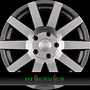 RH JOURNEY 8x18 5x130 ET48.00 gloss gunmetal mirror cut face