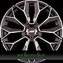 AEZ LEIPZIG 9,5x22 5x112 ET40.00 dark - schwarz glänzend frontpoliert