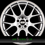 BBS CH-R  9x20 5x120 ET29.00 brillantsilber mit edelstahl anfahrschutz