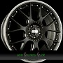BBS CH-RII 10,5x20 5x112 ET35.00 radstern schwarz matt - felgenbett titan matt