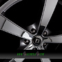 DIEWE TRINA 8x18 5x114,3 ET45.00 platininox - platin matt mit edelstahlinlays