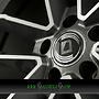 DIEWE ALITO 8,5x19 5x112 ET45.00 platin s machined - anthrazit glanz frontpoliert