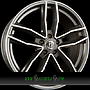 DIEWE ALITO 8,5x19 5x112 ET45.00 platin s machined - anthrazit glanz frontpoliert