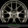 BBS CH-RII 9,5x20 5x112 ET25.00 radstern platinum matt - felgenbett schwarz matt