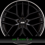BBS CC-R 8,5x19 5x114,3 ET30.00 schwarz seidenmatt
