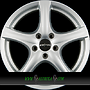 RONAL R42 6x15 4x114,3 ET45.00 kristallsilber