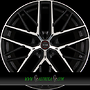 MOMO RFX-01 10x21 5x130 ET45.00 black matt polished