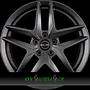 BORBET Z 7,5x18 5x112 ET50.00 dark grey matt