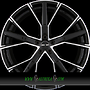 GMP GUNNER 10,5x22 5x112 ET26.00 black diamond