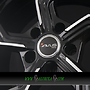 AVUS AF20 9x21 5x112 ET37.00 black polished