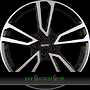 ALUTEC TORMENTA 8x18 5x112 ET26.00 diamant-schwarz frontpoliert