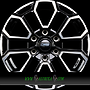 CMS C35 PICK UP 7,5x17 6x139,7 ET38.00 db diamant schwarz glanz