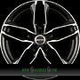 GMP ATOM 7,5x17 5x100 ET35.00 black diamond