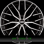 FONDMETAL MAKHAI 9x21 5x108 ET44.00 glossy black machined