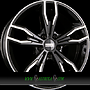 FONDMETAL ALKE 8x18 5x112 ET51.00 glossy black machined