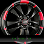 RONAL R59 7,5x17 5x112 ET52.00 jetblack-matt-red rim