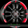 RONAL R59 6x15 4x100 ET35.00 jetblack-matt-red rim