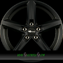 BROCK RC24 7,5x17 5x114,3 ET38.00 schwarz klar matt (skm)