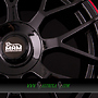 MAM MAM GT1 8,5x19 5x100 ET45.00 black painted lip red (bplr)