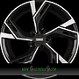 FONDMETAL ATENA 10x21 5x112 ET40.00 glossy black machined