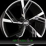 FONDMETAL ATENA 10x21 5x112 ET31.00 glossy black machined