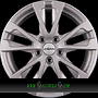 RONAL R61 7,5x17 5x112 ET38.00 kristallsilber-matt