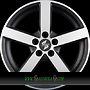  EROS 6x15 5x108 ET46.00 black matt full polished