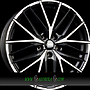 CMS C36 8x18 5x108 ET48.00 dmb diamant schwarz matt