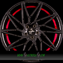 KESKIN KT20 FUTURE 8x18 5x112 ET30.00 black painted red inside (bpri)