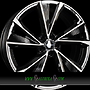  EVENTO 10x21 5x112 ET18.00 black diamond