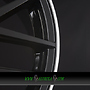 MAK ARROW 9x20 5x112 ET50.00 gloss black mirror ring