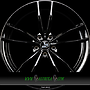  UA24 8x19 5x112 ET28.00 black painted