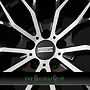 FONDMETAL MAKHAI 10x21 5x112 ET44.00 glossy black machined