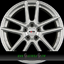 PLATIN P 73 6x15 5x100 ET38.10 polar silber