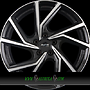 PLATIN P 107 7,5x19 5x114,3 ET49.50 diamant schwarz frontpoliert
