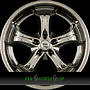  B15 9,5x18 5x100 ET27.00 surface like chrome (slc)