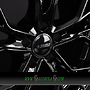  TIARA 8x18 5x108 ET45.00 glanzschwarz