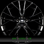  TIARA 8x18 5x112 ET45.00 glanzschwarz