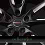 BORBET LX 8,5x20 5x108 ET45.00 black matt spoke rim polished